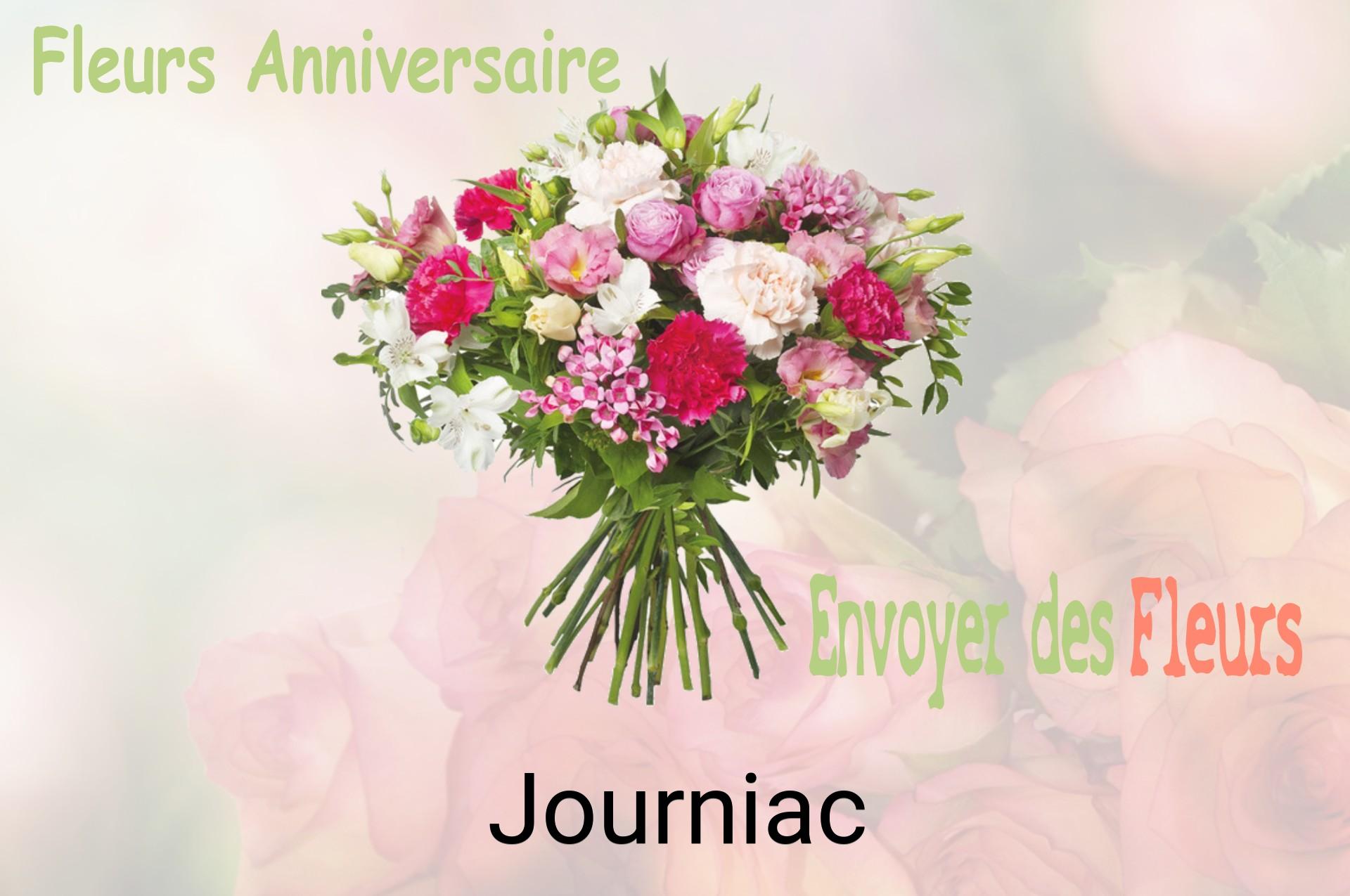 Bouquet de fleurs d’anniversaire livré à Journiac