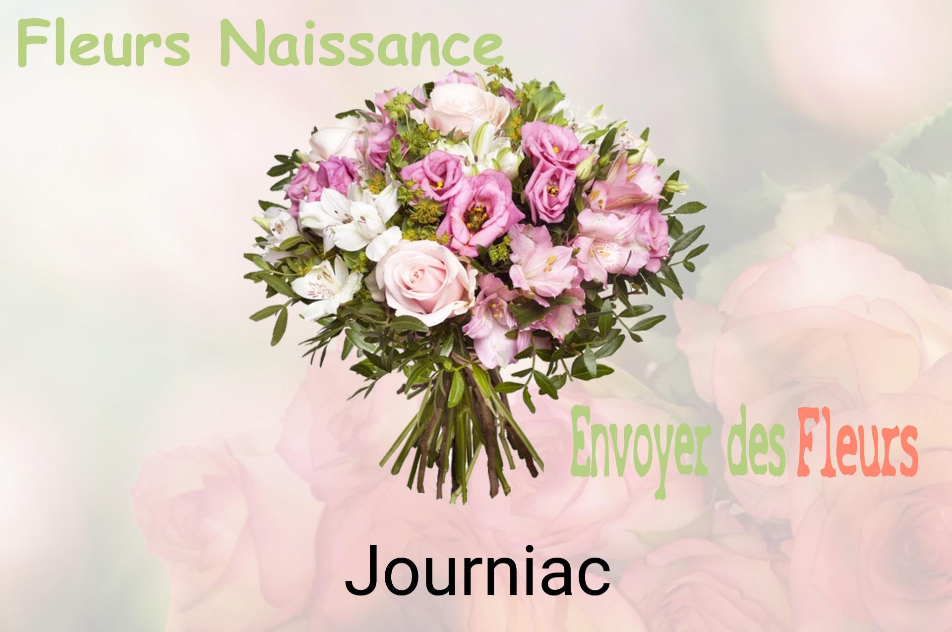 Bouquet de fleurs de naissance livré à Journiac